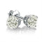 Rose Gold Diamond Earrings 25 Diamonds .25 Carat T.W. 10K Rose Gold 3.91g