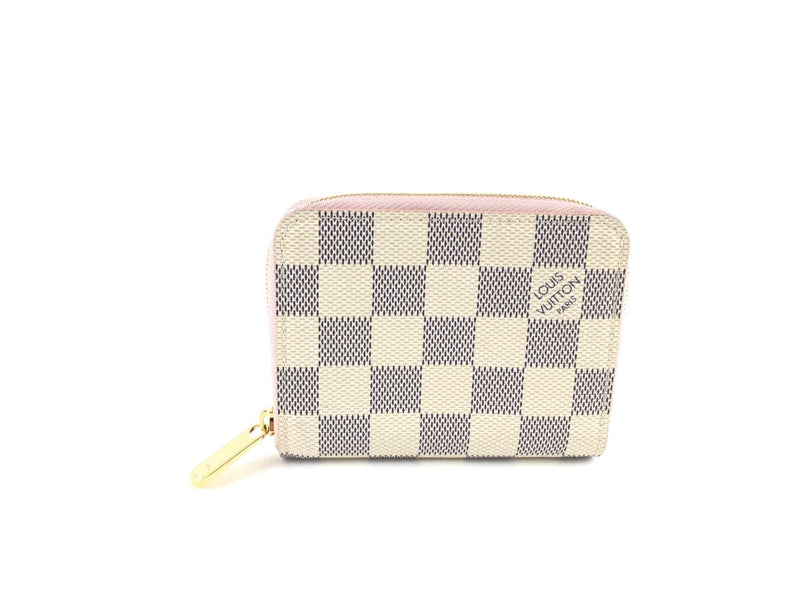 LOUIS VUITTON DAMIER AZUR ZIPPY COIN PURSE PADLOCK