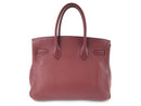 HERMÈS  TAURILLON CLEMENCE BIRKIN 30 ROUGE BIRKIN