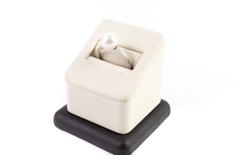 Pearl Ring 18K White Gold 3.27g