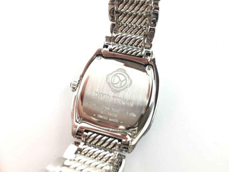 DAVID YURMAN T304/XSST, DIAMOND BEZEL MOP DIAL, SERIAL NUMBER A-14750, INCLUDES