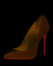 CHRISTIAN LOUBOUTIN PIGALLE FOLLIES 100 PATENT HEELS NUDE SIZE 38