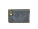 LOUIS VUITTON ZIP POUCH SUHALI LEATHER CLUTCH