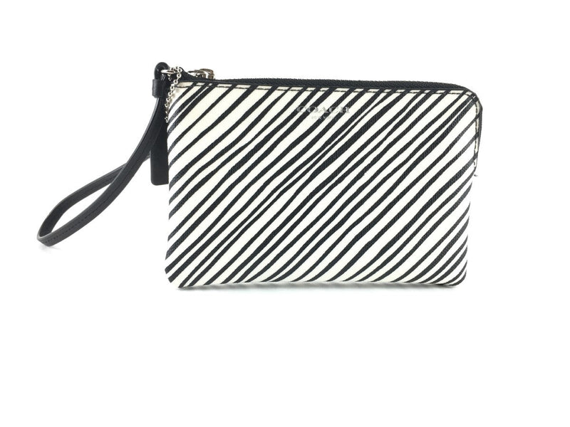 COACH NYLON GETAWAY ZEBRA PRINT MINI COSMETIC BAG