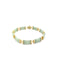 Jade Gold-Stone Bracelet 10K Yellow Gold 11.89g