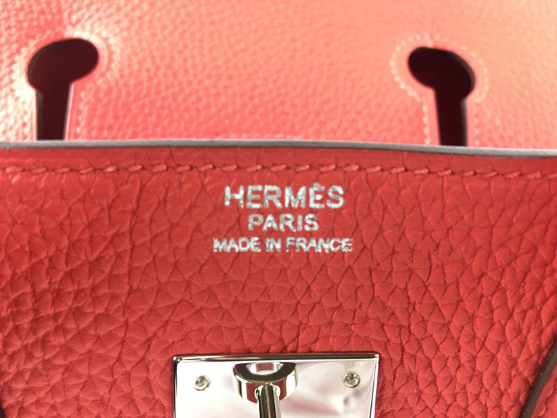 HERMÈS TOGO BIRKIN 30 HANDBAG ROSE TYRIEN