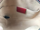 GUCCI CALFSKIN MATELASSE GG MARMONT BELT BAG RED