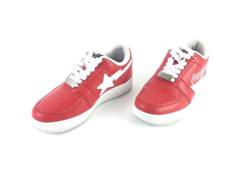 A BATHING APE BAPE STA LOW COCA-COLA RED