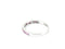 Pink Sapphire Lady's Stone Ring 10K White Gold 1.41g