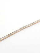 Tennis Diamond Bracelet 60 Diamonds 6.00 Carat T.W. 14K Rose Gold 8.4g