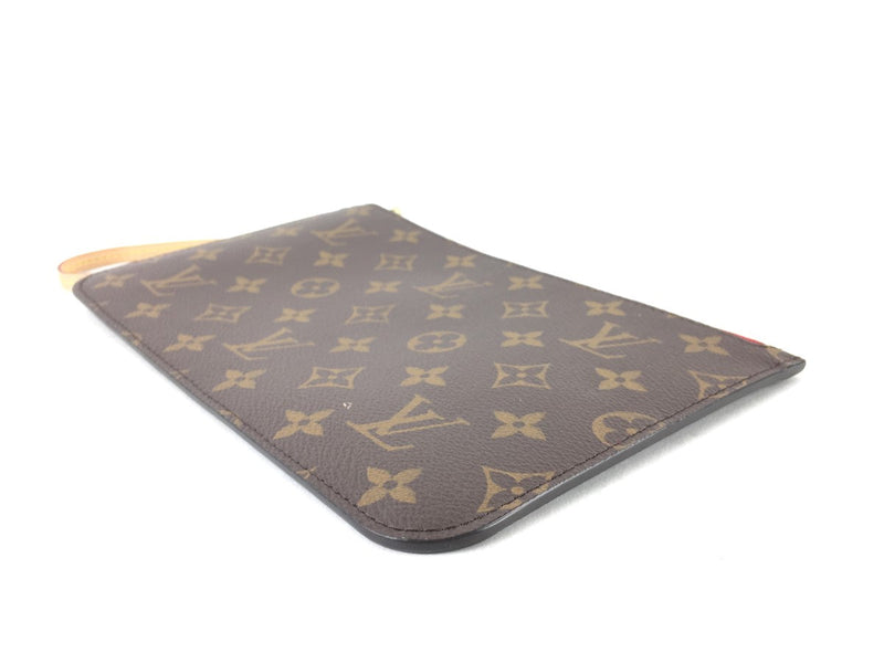 LOUIS VUITTON MONOGRAM NEVERFUL POCHETTE CHERRY