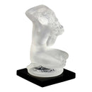 Lalique Frosted Crystal Figure "Floreal" Desk Paperweight