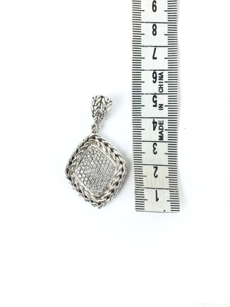 John Hardy 90 Diamonds 1.80 Carat T.W. 925 Silver 12g