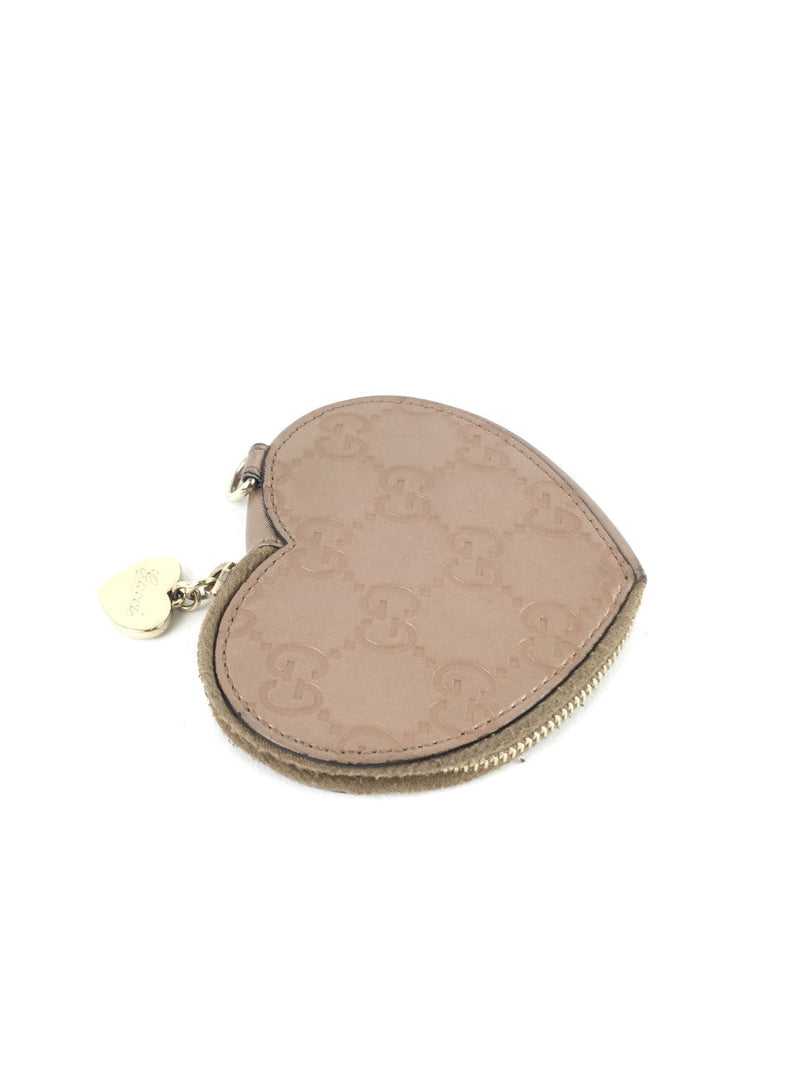 GUCCI GUCCISSIMA HEART SHAPED COIN WALLET