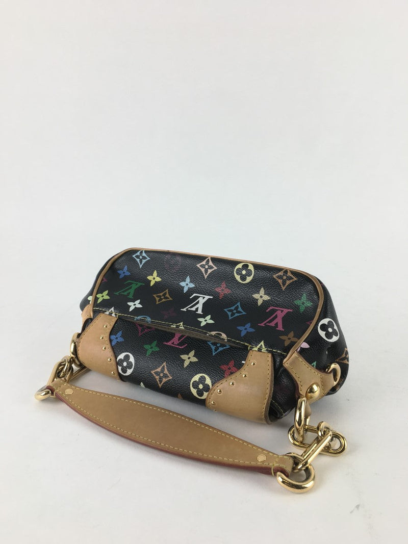 LOUIS VUITTON MONOGRAM MULTICOLOR MARILYN SHOULDER BAG BLACK