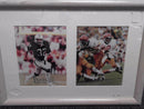 MARCUS ALLEN USC TROJAN & OAKLAND RAIDERS AUTOGRAPH PHOTOS PROFESSIONALLY MATTED