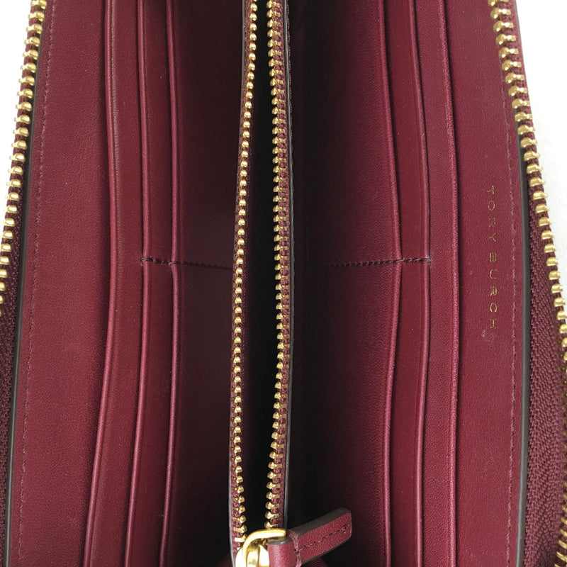 TORY BURCH CHARLIE ZIP CONTINENTAL WALLET LEATHER