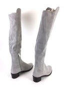 STUART WEITZMAN ALLSERVE SUEDE BOOTS GRAY