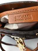 MICHAEL KORS BROWN MONOGRAM HAMILTON