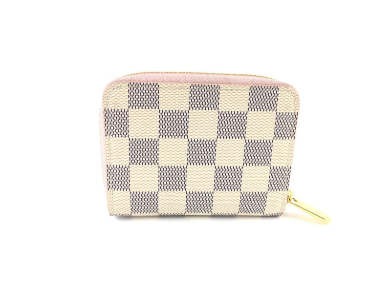 LOUIS VUITTON DAMIER AZUR ZIPPY COIN PURSE PADLOCK