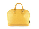 LOUIS VUITTON EPI LEATHER ALMA PM HANDBAG TASSIL YELLOW