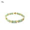 Jade Gold-Stone Bracelet 10K Yellow Gold 11.89g