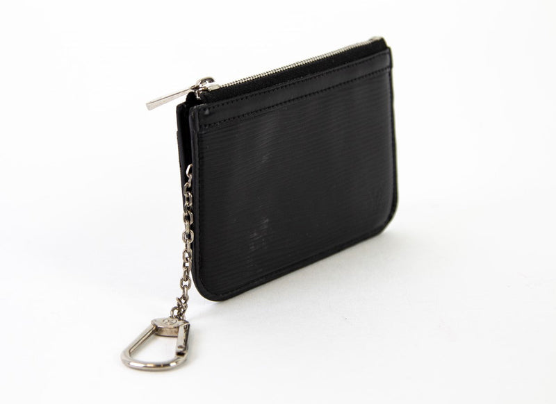 LOUIS VUITTON EPI LARGE POCHETTE CLES KEY HOLDER BLACK