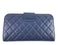 CHANEL LARGE BEAUTY LOCK CLUTCH NAVY BLUE