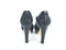 MIU MIU BLACK CRYTAL ZIP BACK HEELS