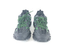 BALENCIAGA TRACK LACE-UP SNEAKERS BLACK AND GREEN