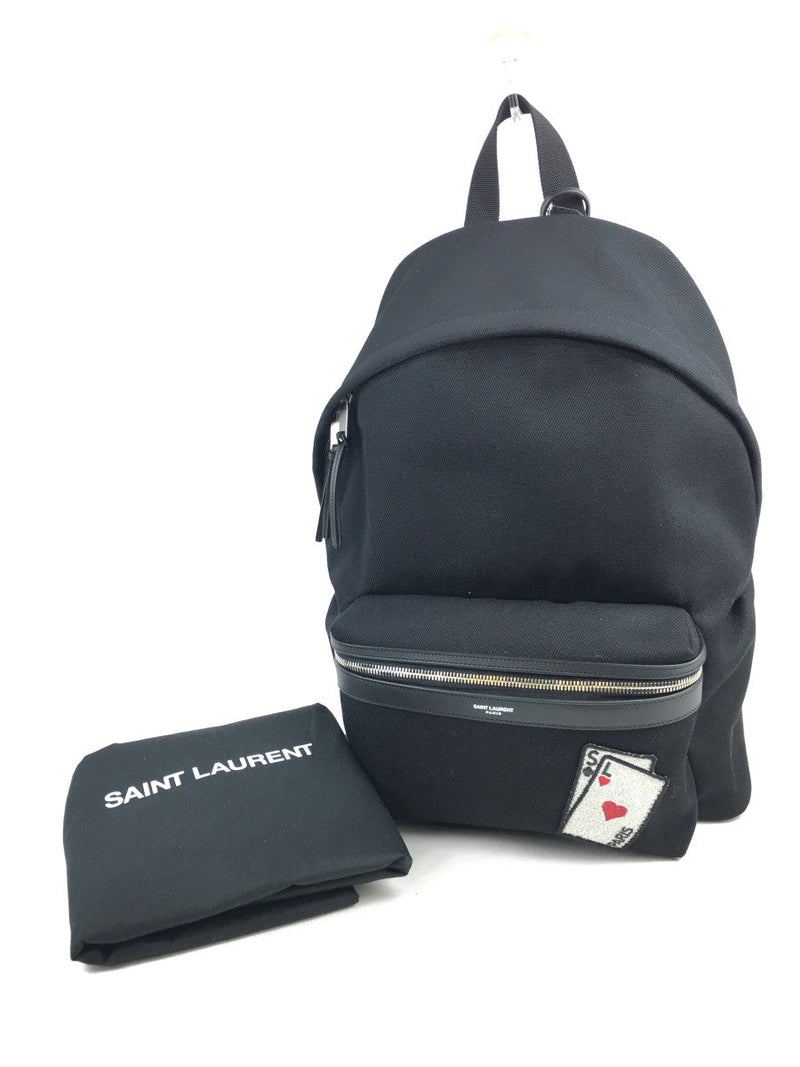 YVES SAINT LAURENT PLAYING CARDS CITY BACKPACK