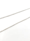 Aquamarine Diamond Necklace 20 Diamonds .20 Carat T.W. 14K White Gold