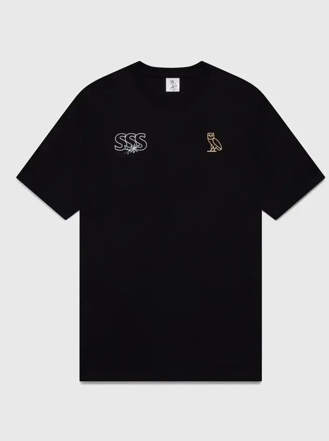 OCTOBER'S VERY OWN OVO X SSS FOR THE ENDS T-SHIRT BLACK SIZE SMALL