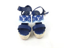 LOUIS VUITTON STARBOARD WEDGE SANDALS SIZE 40 (US 10)