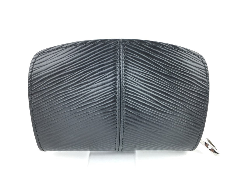 LOUIS VUITTON BLACK EPI DEMI LUNE COIN PURSE EPI Z PORTEFEUILLE