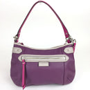 COACH PURPLE/PINK DAISY SPECTATOR LEATHER CROSSBODY F23951