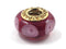 Pandora Gold Red Mystic Murano Charm 14K Yellow Gold 3.02g