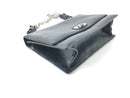 SALVATORE FERRAGAMO MINI LEATHER SHOULDER BAG BLACK