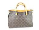 LOUIS VUITTON MONOGRAM PALLAS MM SHOULDER BAG SAFFRON