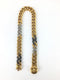 VERSACE TRI COLOR MEDUSA CURB LINK NECKLACE CHAIN