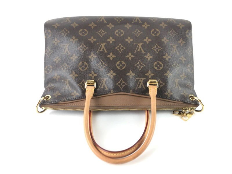 LOUIS VUITTON MONOGRAM CANVAS PALLAS BAG BROWN