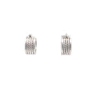 Gold Earrings 14K White Gold 6.5g