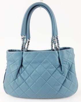 CHANEL SHOPPING BAG BLUE CAVIAR SHW