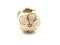 Pandora Gold Pink Cherry Blossom Clip Charm 14K Yellow Gold 3.12g