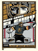 PHENOM GOLDEN KNIGHTSMARC-ANDRE FLEUERY GALLEY POSTER, 239/300