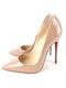 CHRISTIAN LOUBOUTIN SO KATE 120 PATENT NUDE HEELS SIZE 35 (US 5)