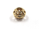 Pandora Gold Open Lattice Charm 14K Yellow Gold 1.64g