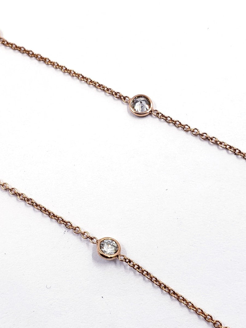 Diamonds by the Yard 2.88 Carat T.W. 14K Rose Gold 3.5g