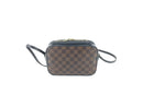 LOUIS VUITTON DAMIER EBENE SANTA MONICA SMALL CROSSBODY