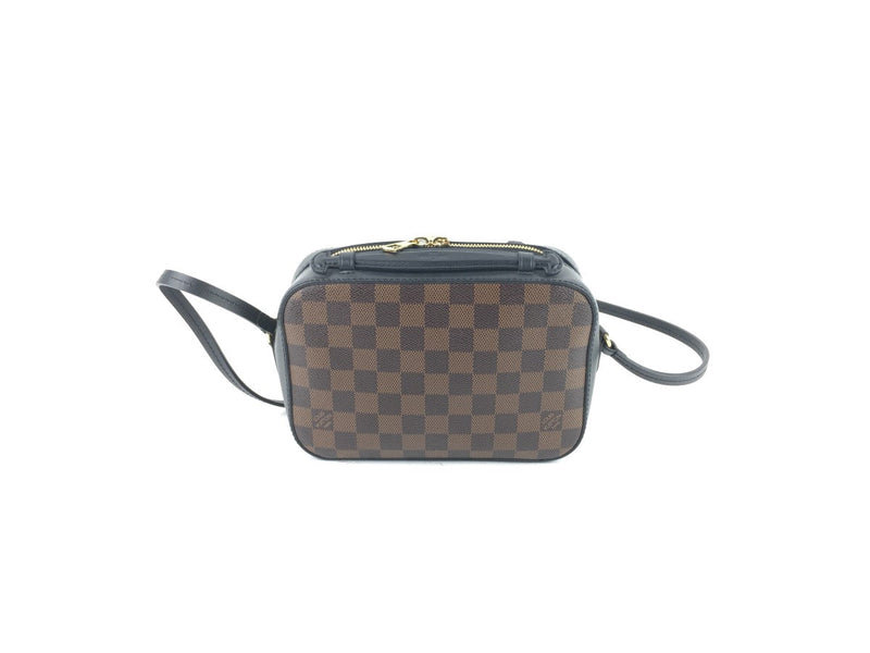 LOUIS VUITTON DAMIER EBENE SANTA MONICA SMALL CROSSBODY